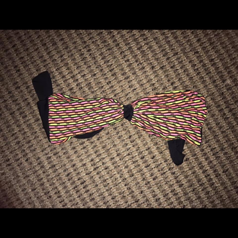 Target multi colored bikini top